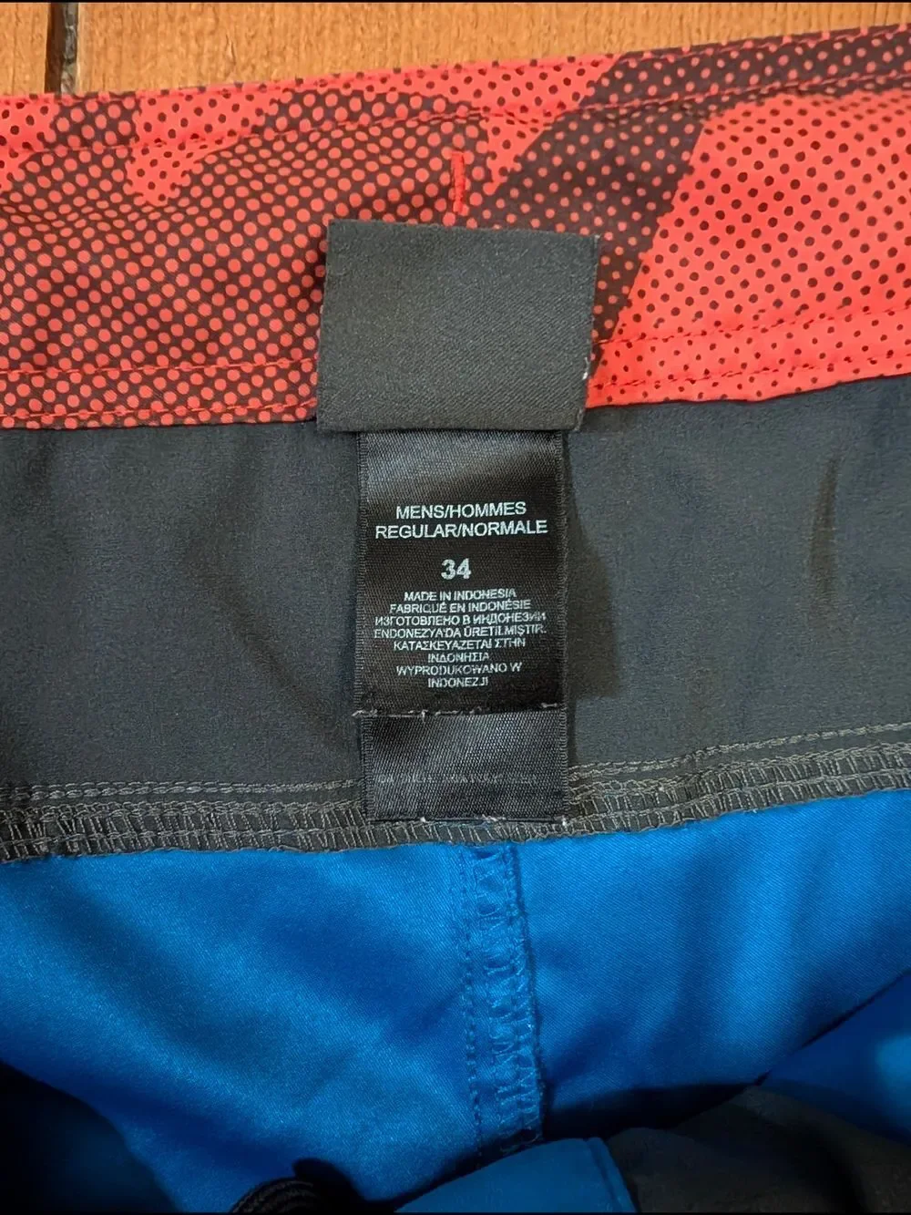 The North Face Blue Board Shorts Men's Size 34 Swim Shorts